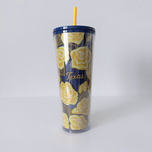 Starbucks Other - Starbucks Yellow Rose of Texas Plastic Venti 24oz Tumbler - NWT